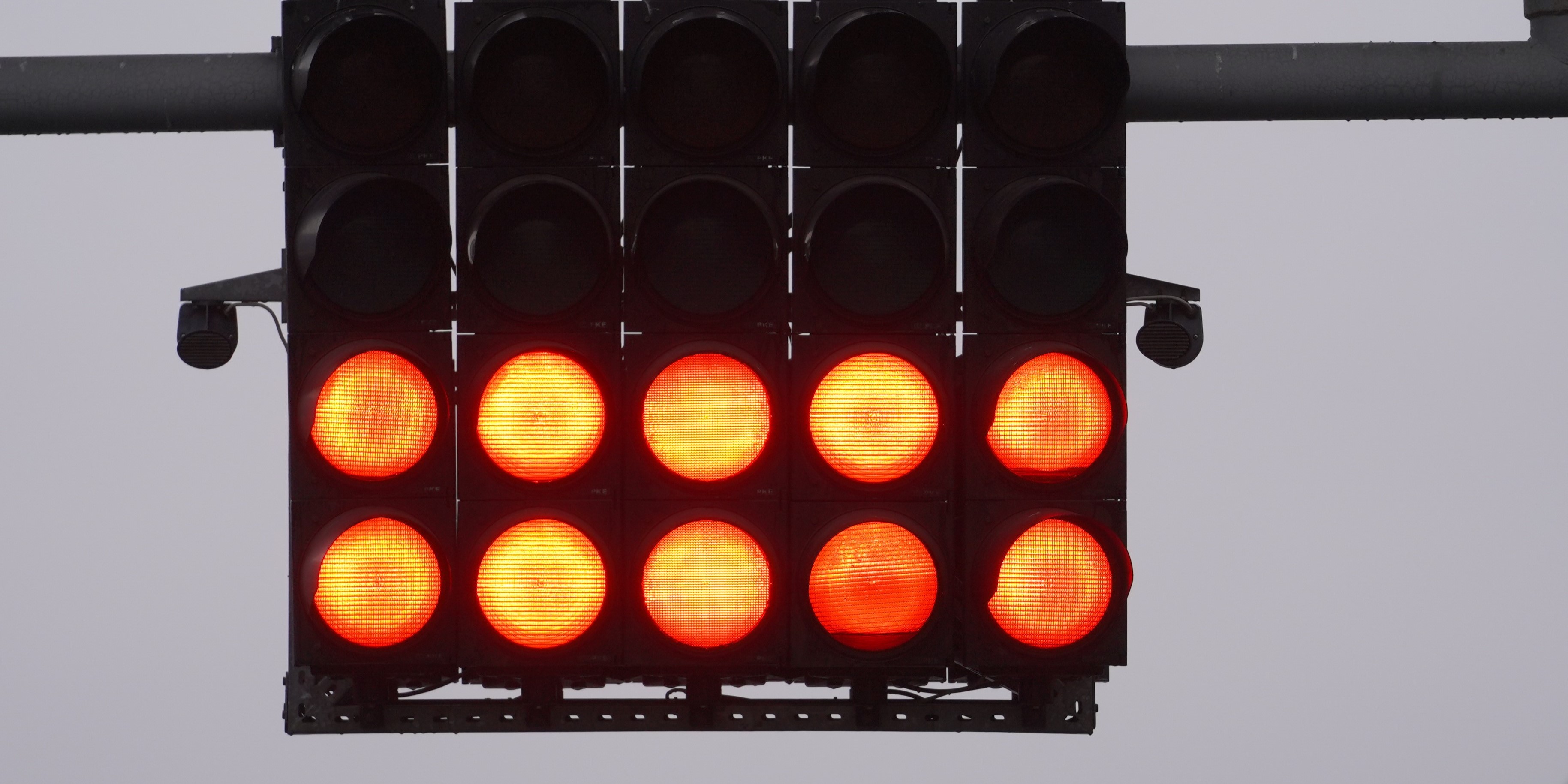 Lights at a formula one race