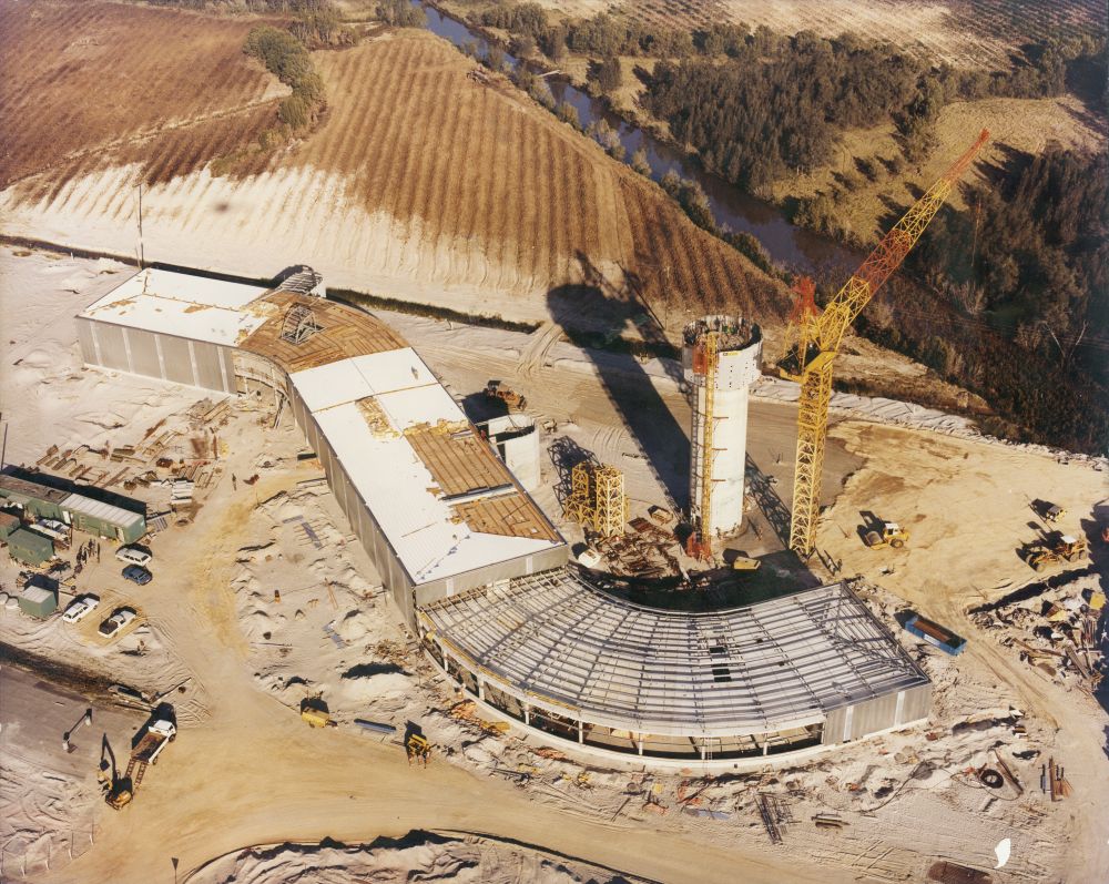 Construction of control tower 1983