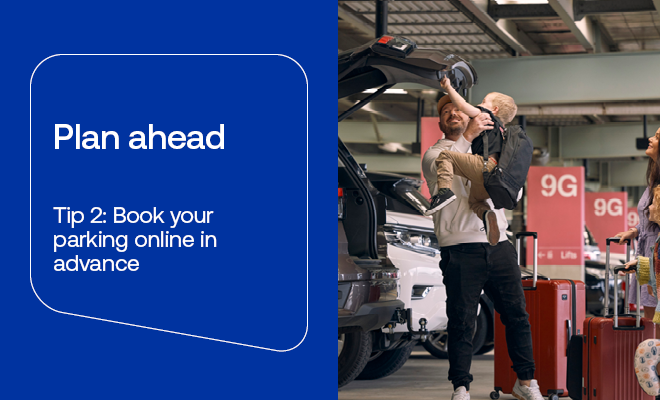 Family parking their car