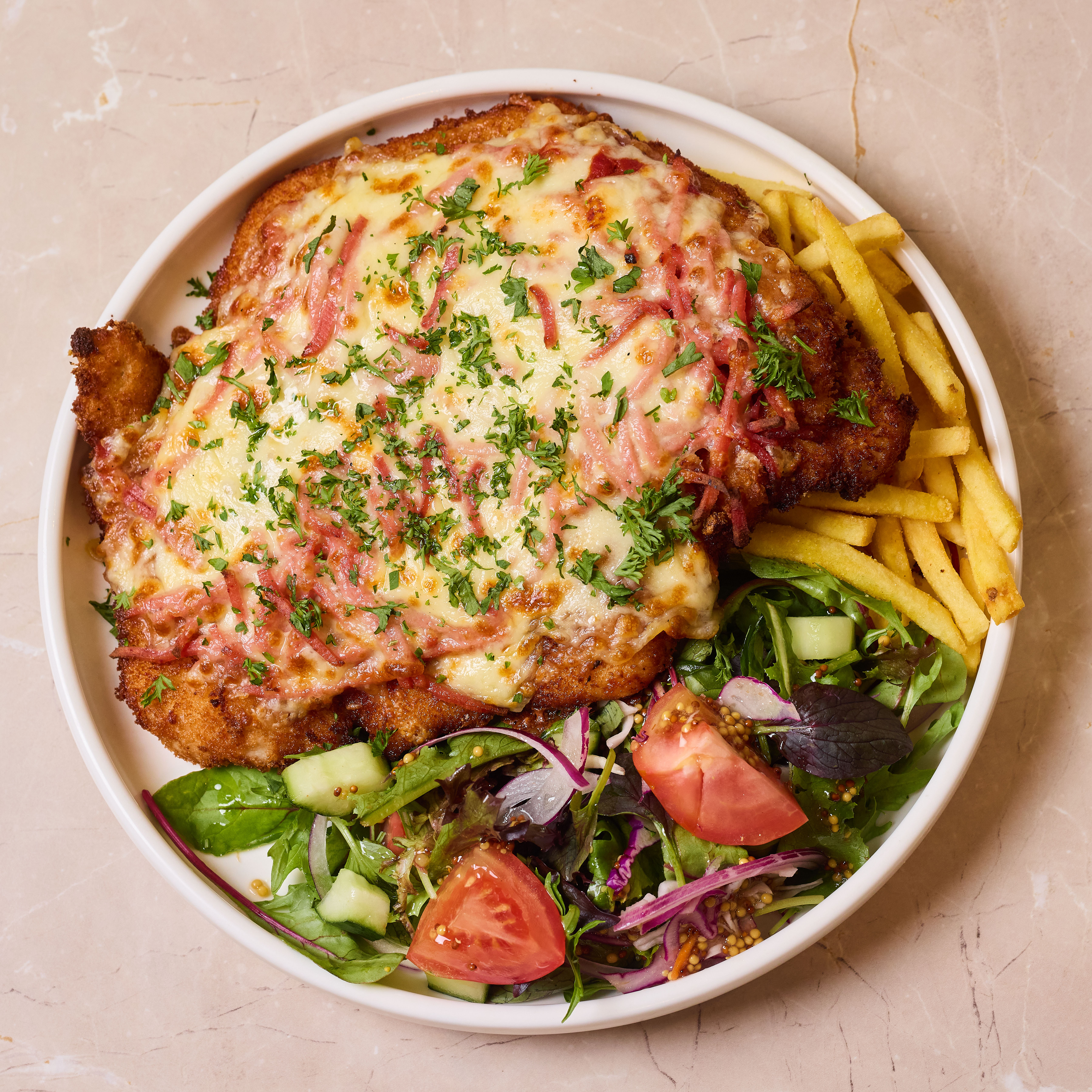 Lord Lamington Parmi - Chips on side