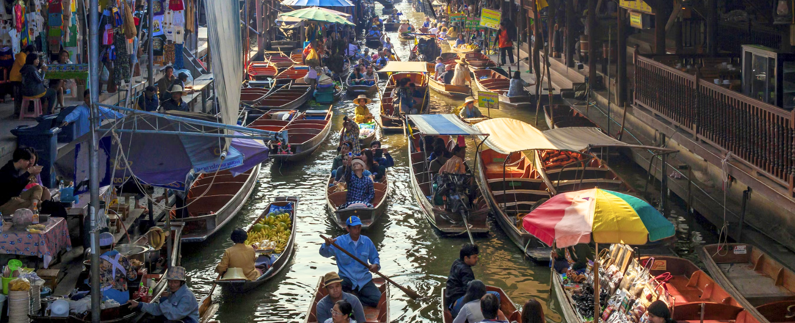 Damneon Saduk Floating Market Thailand