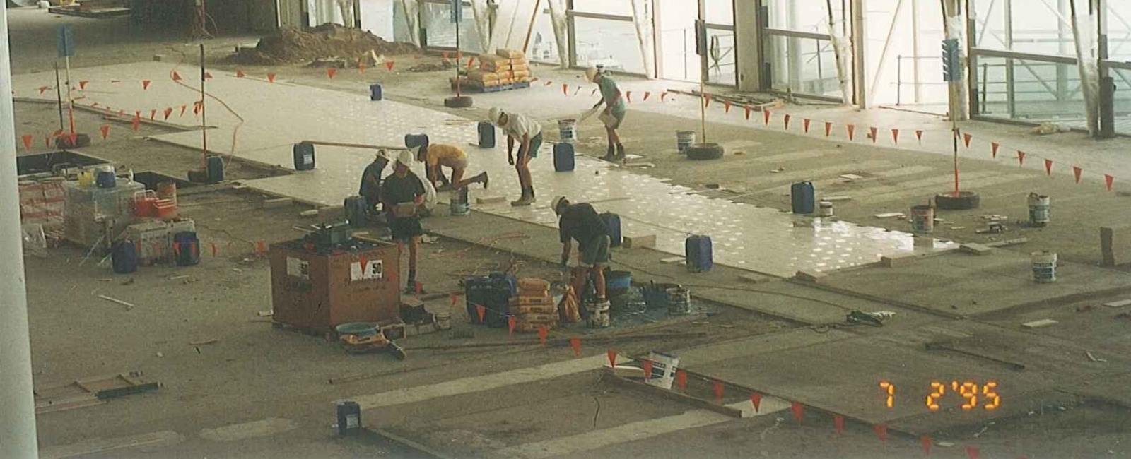 Brisbane Airport Construction 1995