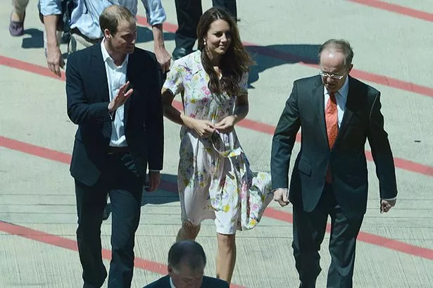 Kate sets foot on Australian soil for the first time