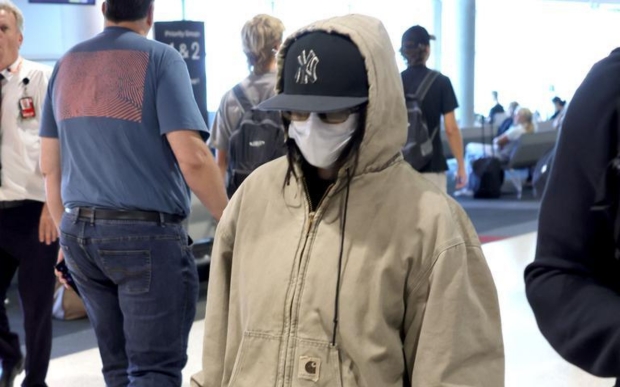 Billie Eilish at Brisbane Airport