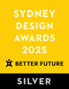 Silver award - Sydney Design Awards