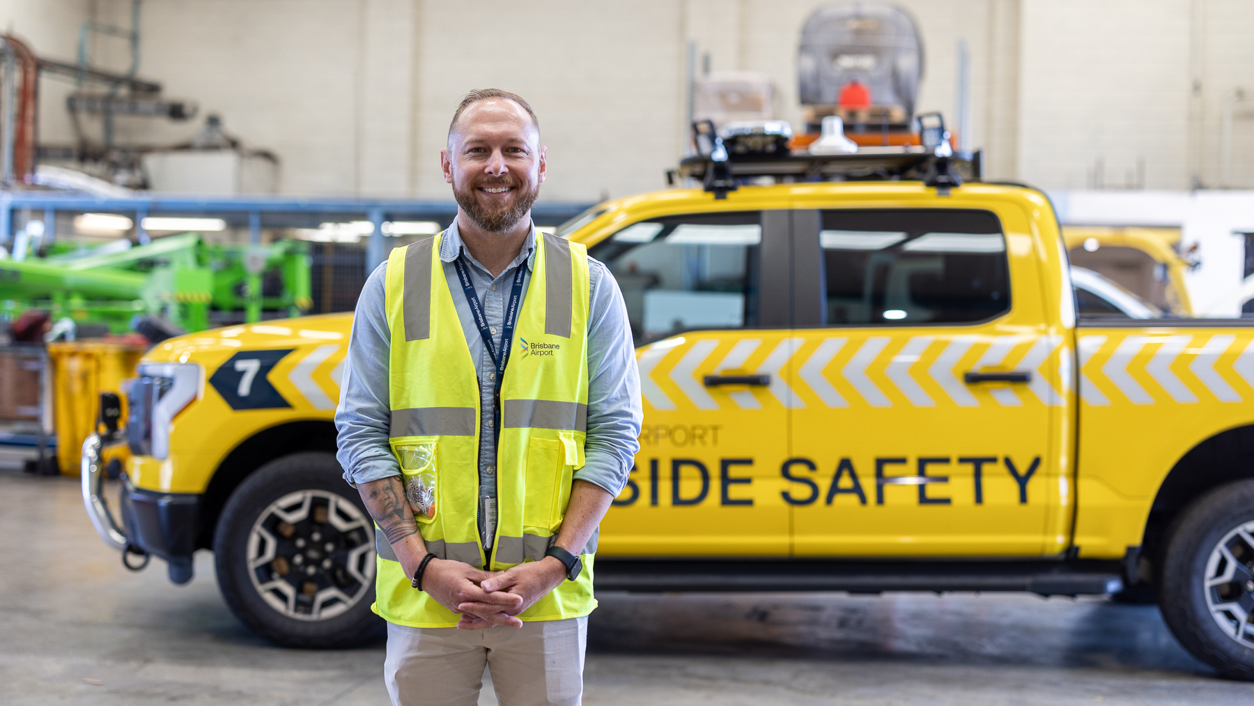 Brisbane Airport WHS Manager, Sean Taylor.