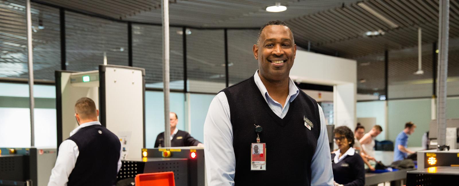 Derrick Sanders, Security Screening Supervisor