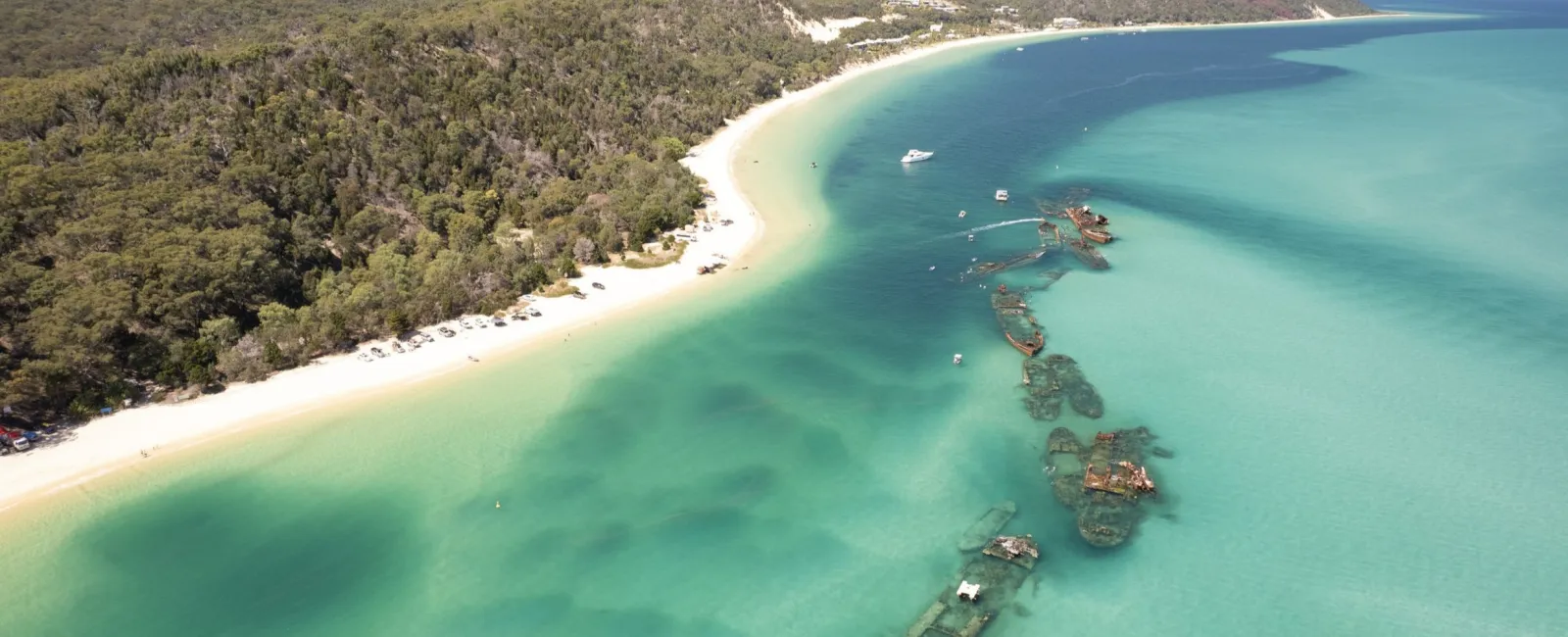 Aerial view of Tangalooma