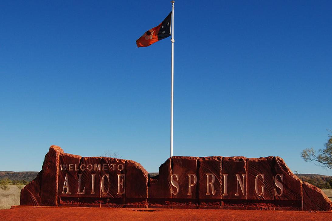 Welcome to Alice Springs sign | Welcome to Alice Springs