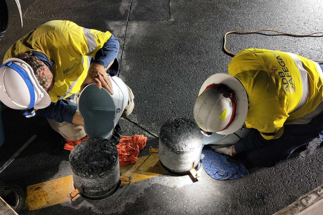 Installation on an active airfield involved maximising the opportunity during scheduled heavy maintenance work periods