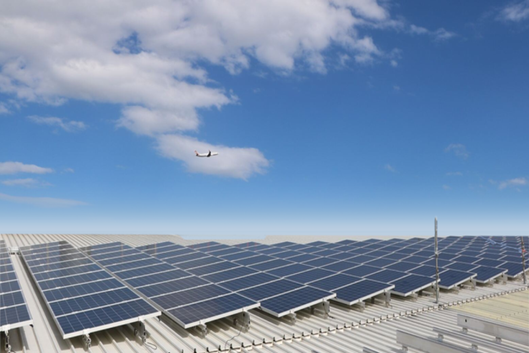 Solar Panels International Terminal