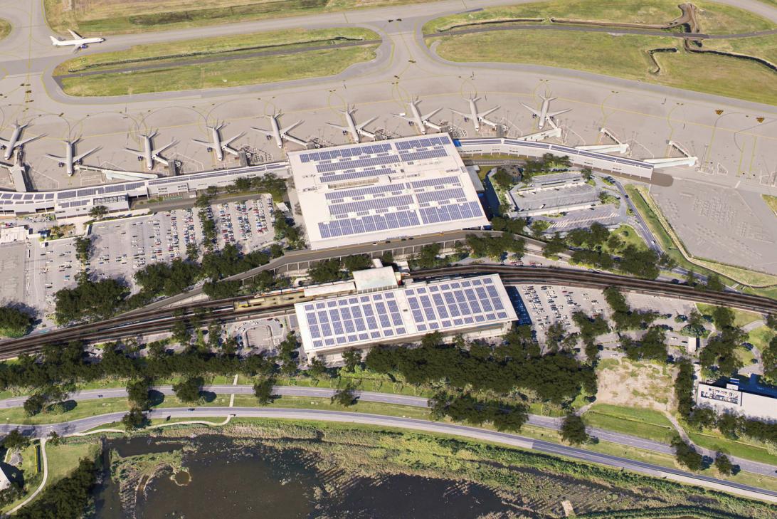 Render of the International Terminal Precinct