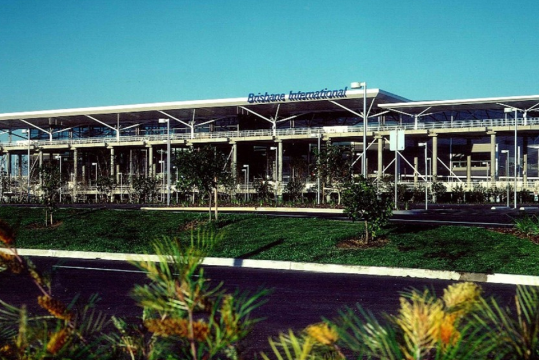 Brisbane Airport International Terminal Exterior 1988