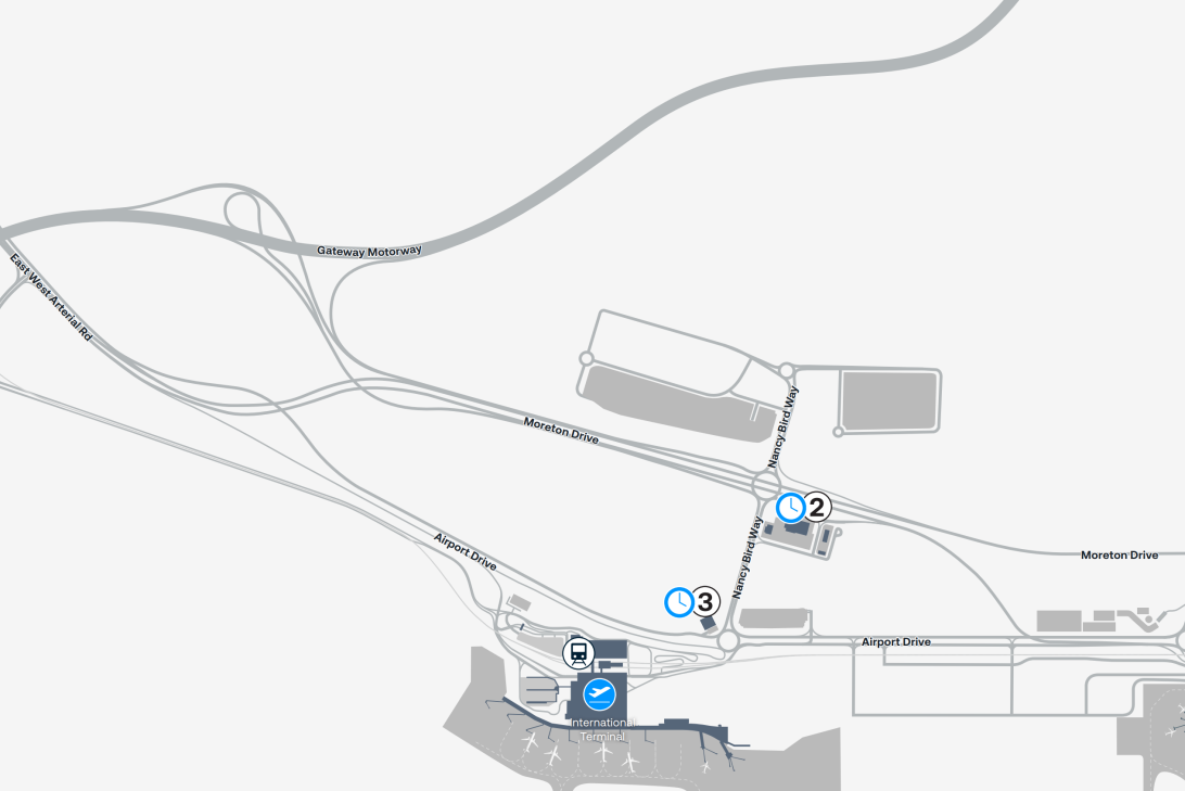 Pick Up Waiting Areas Map