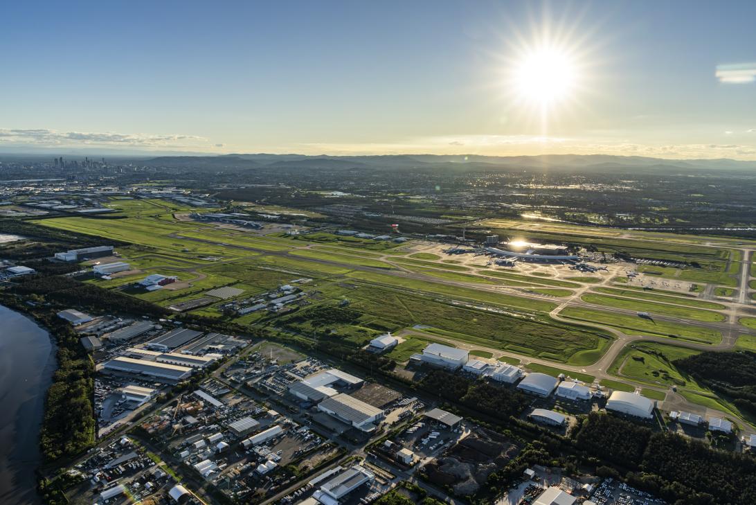 Aerial view of BNE